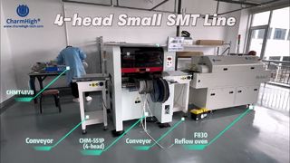 Συνεργείο πελατών: 48VB + 551P + F830 Automatic Small SMT line