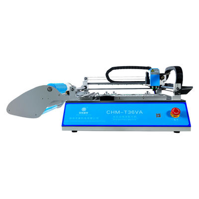 2 κεφαλές 29 τροφοδοσίες CHMT36VA SMD Pick and Place Machine + δύο κάμερες CCD + εξωτερικό υπολογιστή