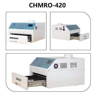 Charmhigh 420 φούρνος 300*300mm επανακυκλοφορίας ζεστός αέρας + υπέρυθρος σταθμός θέρμανσης 2500w SMT