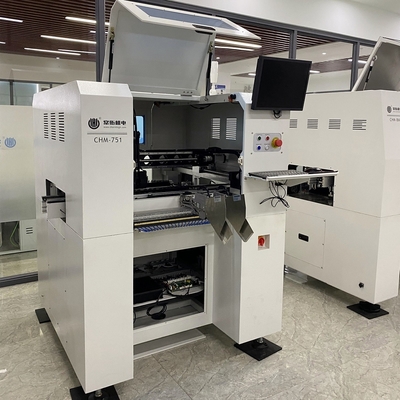 Μεσαία γραμμή SMT με 3250 εκτυπωτή οθόνης 6 κεφαλές SMT pick and place machine 830 φούρνο επανεξέτασης