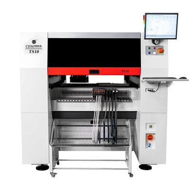 Πλήρως αυτόματη 10 κεφαλές SMT SMD Pick And Place Machine 01005 PCBA κατασκευαστική μηχανή