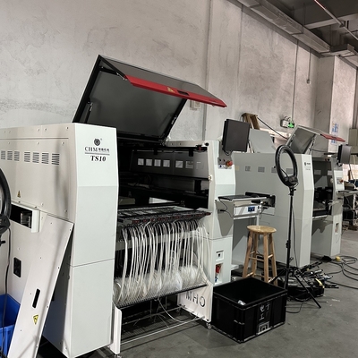 TS10 SMT Pick and Place Machine 10 κεφαλές 100 τροφοδοσίες 01005 Υποστήριξη υψηλής ταχύτητας