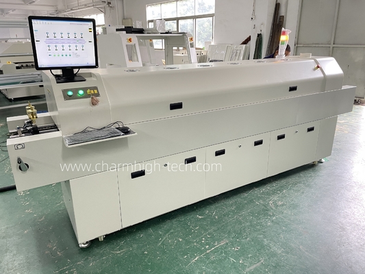 PC6635 Σιδηρόδρομος + PC Control Μηχανή συγκόλλησης ζώνων 6 temp χωρίς μόλυβδο