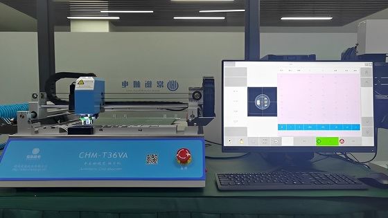 Μικρός εκτυπωτής διάτρητων γραμμών SMT/επιλογή CHMT36VA και μηχανή θέσεων/φούρνος 420 επανακυκλοφορίας