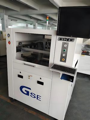 GKG GSE Πλήρως αυτόματος εκτυπωτής stencil SMT Εκτυπωτής πάστας συγκόλλησης για εκτύπωση οθόνης 400*340mm