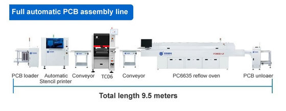 TC06 Στενή Μηχανή Τοποθέτησης και Εφαρμογής SMT 6 Κεφαλών Υψηλής Ταχύτητας με Ενσωματωμένη Πλατφόρμα από Χυτοσίδηρο