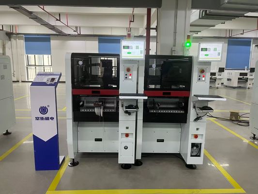 TC06 Στενή Μηχανή Τοποθέτησης και Εφαρμογής SMT 6 Κεφαλών Υψηλής Ταχύτητας με Ενσωματωμένη Πλατφόρμα από Χυτοσίδηρο
