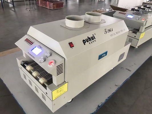 T961 υπέρυθρος φούρνος 3.5kw 230*730mm συγκολλώντας φούρνος Puhui τ-961 επανακυκλοφορίας θέρμανσης SMT