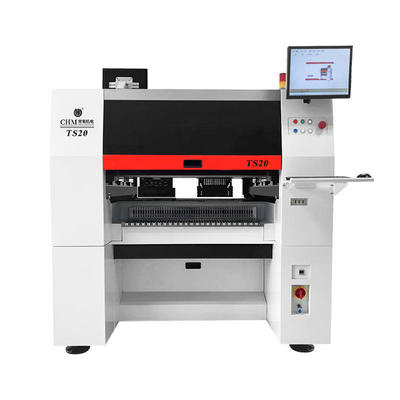 TS20 20 κεφαλής SMT Pick and Place Machine Δύο τροχιά υψηλής ταχύτητας