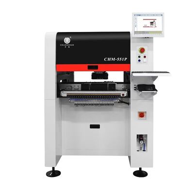Σιδηρουργική δομή 4-κεφαλής CHM-551P SMD Pick and Place Machine