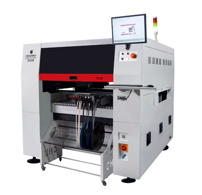 Πλήρως αυτόματη 10 κεφαλές SMT SMD Pick And Place Machine 01005 PCBA κατασκευαστική μηχανή