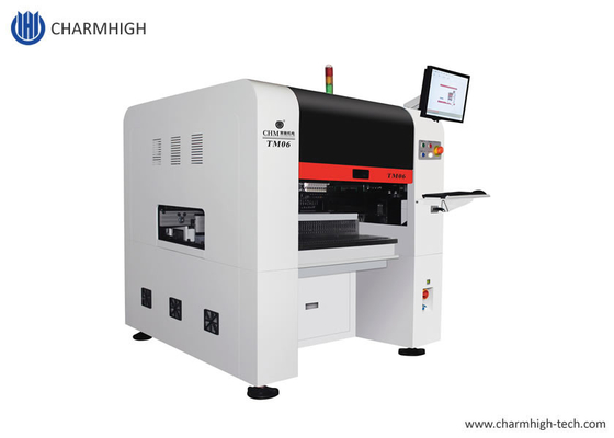 6 κεφαλές SMT Pick and Place Machine TM06 PCB μεταγωγός 60 τροφοδοσίες