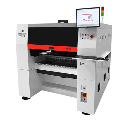 TS20 20 κεφαλής SMT Pick and Place Machine Δύο τροχιά υψηλής ταχύτητας