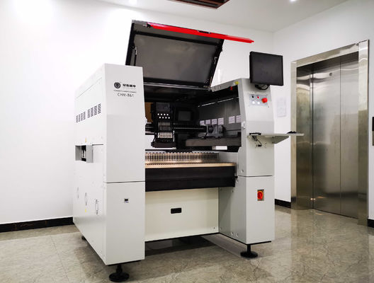 Chm-861 επιλογή μεταφορέων SMT υψηλής ταχύτητας και μηχανή 8 θέσεων κεφάλια 100 τροφοδότες